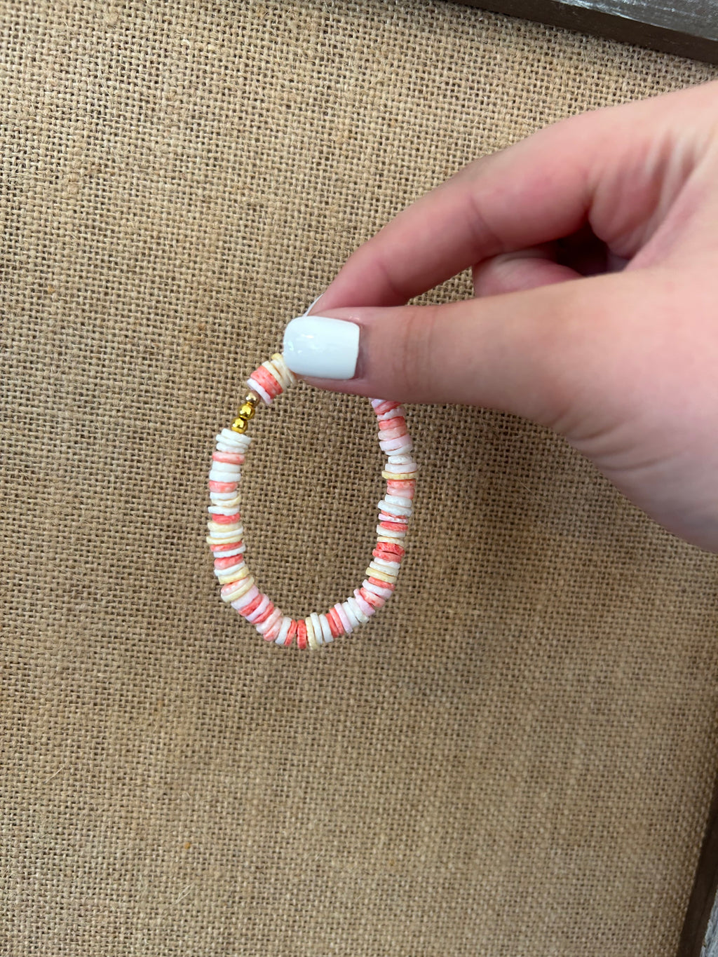 glass clay bracelet