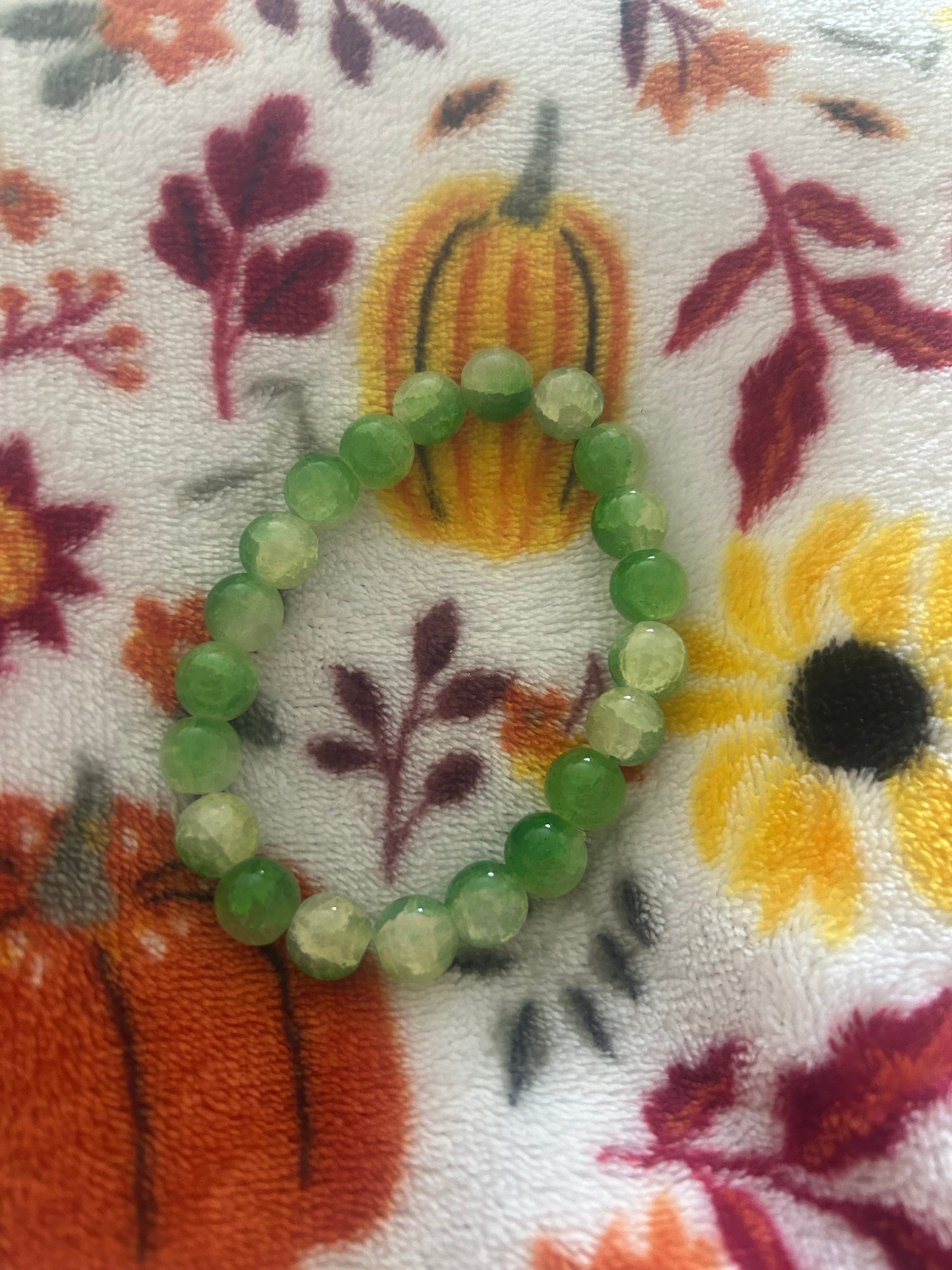 sage green bracelet