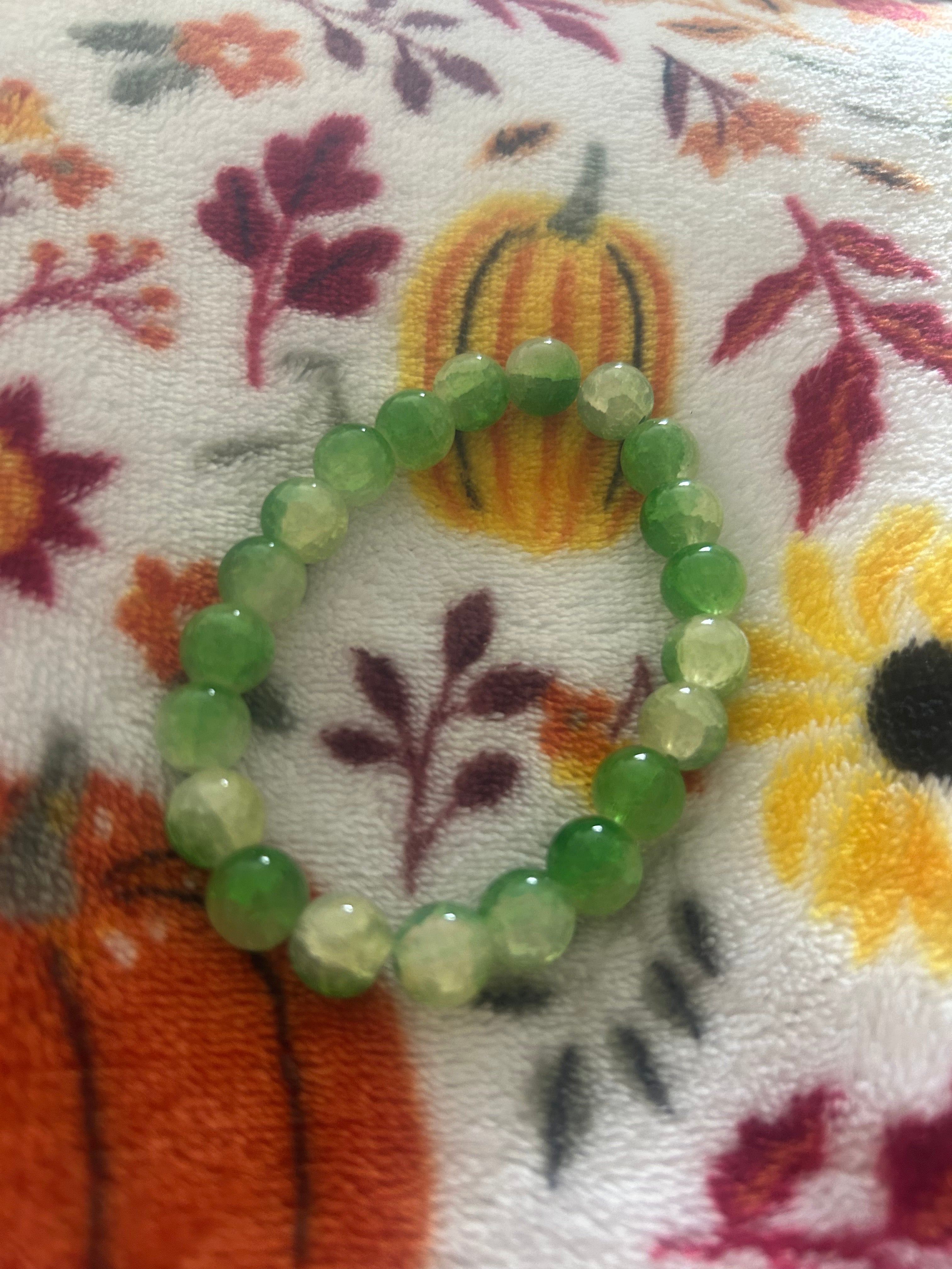 sage green bracelet